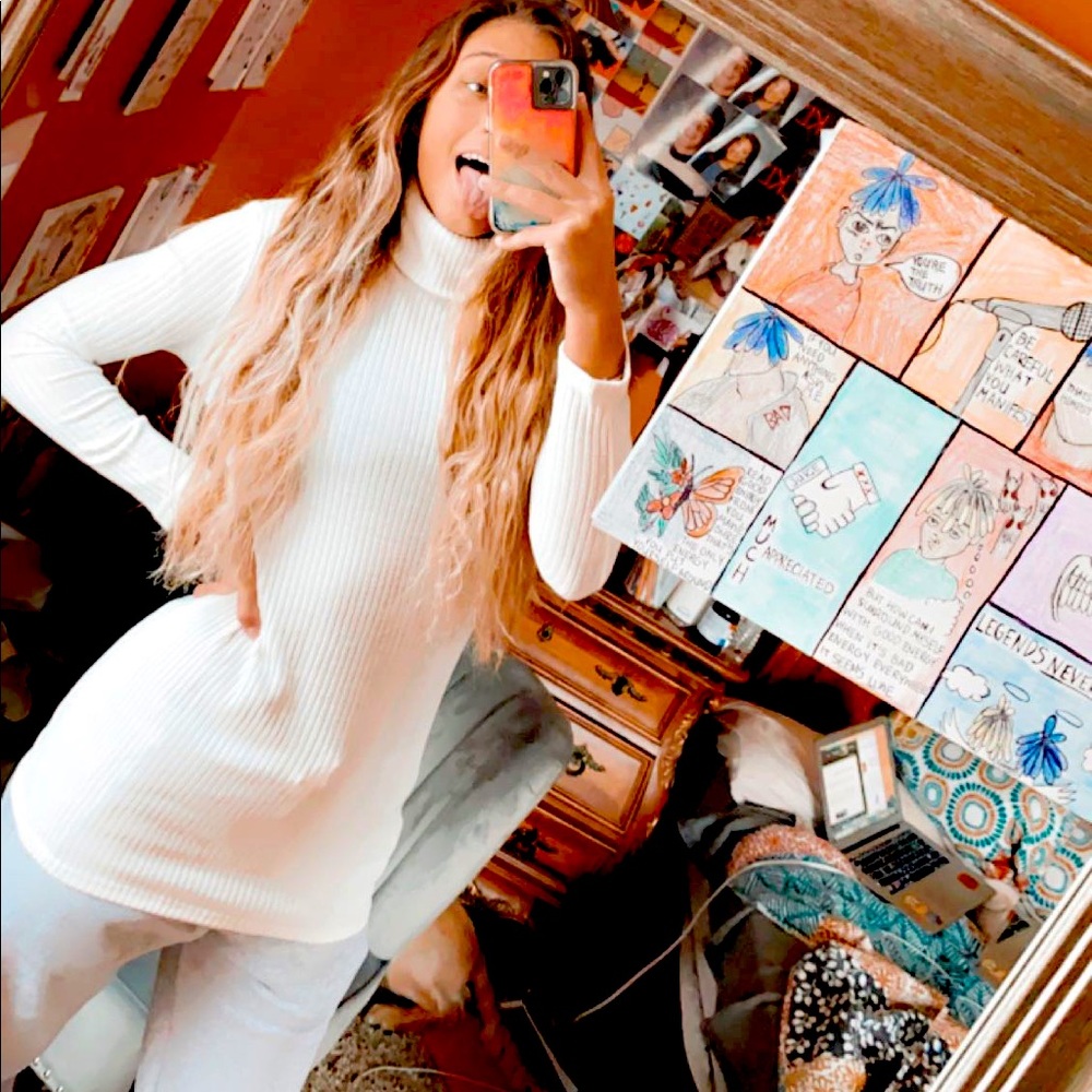 Turtle neck dress or long sleeve
